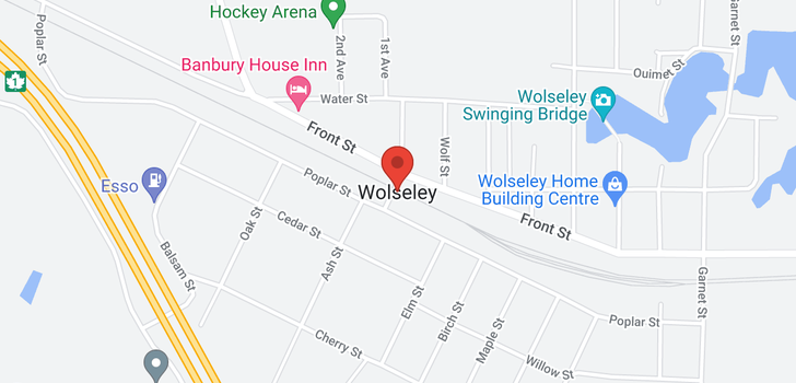 map of Duthie Acreage RM of Wolseley